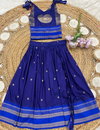 Ajd 1132 Fully Stitched Paithani Lehenga With Blouse  kids Wholesale